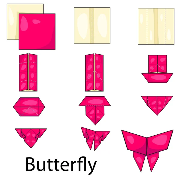 Illustrator of Butterfly origami