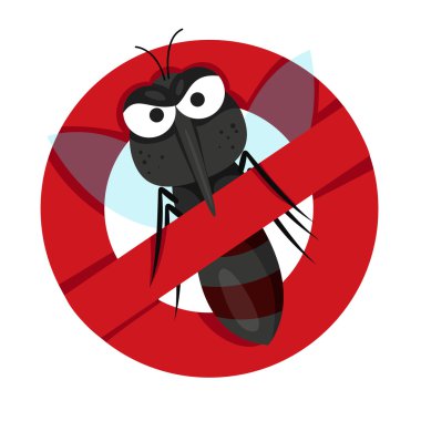 Illustrator of Anti Mosquitoes clipart