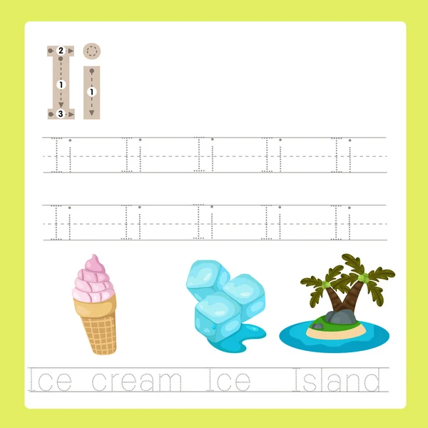 Illustrator, ben egzersiz A'dan Z'ye karikatür kelime