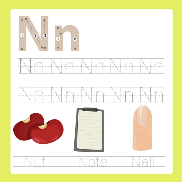 Illustrator n egzersiz A'dan Z'ye karikatür kelime