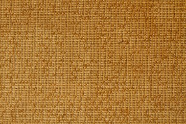 Kahverengi çuval bezi dokusu veya arka plan ve boş alan. makro fotoğraf