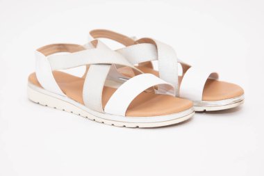 Açık yaz kadın ayakkabıları. Sandaletler