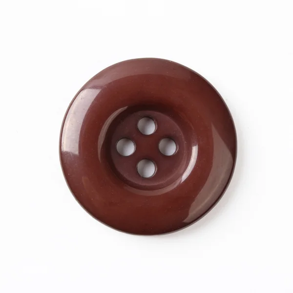 Brown button — Stock Photo, Image