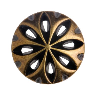 Vintage metal dikiş düğmeleri koleksiyonu