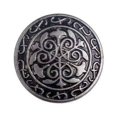 Vintage metal dikiş düğmeleri koleksiyonu