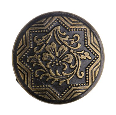 Vintage metal dikiş düğmeleri koleksiyonu