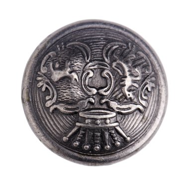 Vintage metal dikiş düğmeleri koleksiyonu