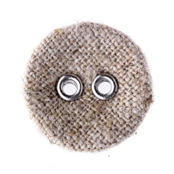 Cloth buttons isolated on white background — Stock Photo, Image