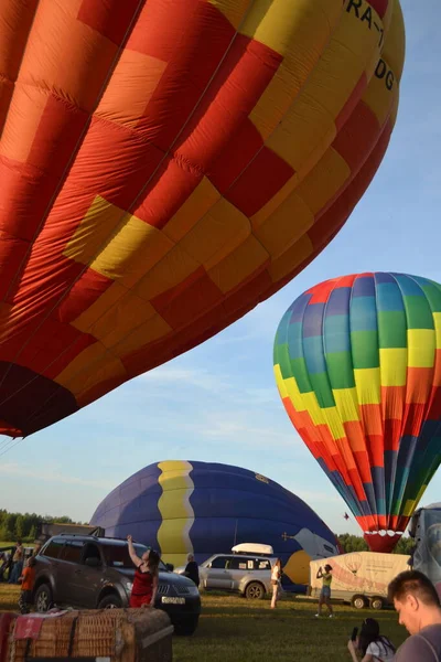 Palloncini Pronti Essere Lanciati Nel Cielo — Foto Stock