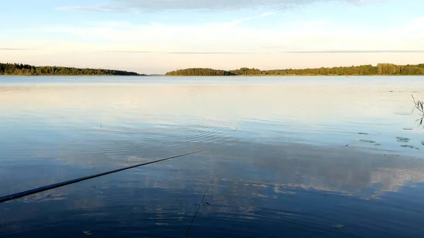 Water Surface Lake Beautiful Landscape Fishing Lake — Stock Photo, Image