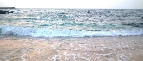 Ondas Mar Água Pedras Ondas — Fotografia de Stock