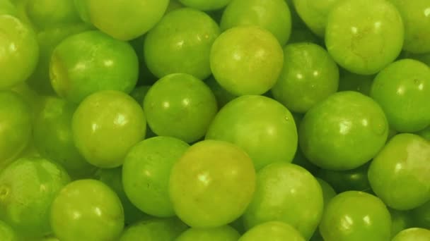 Uvas giratorias Primer plano — Vídeo de stock