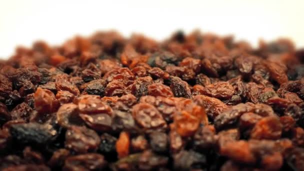 Raisins,sweet snack — Stock Video