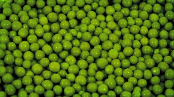 Lots Of Peas Rotating — Stock Video