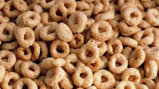 Lazos de cereales con sabor a miel — Vídeos de Stock