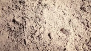 Dramatik aydınlatma dönen toz