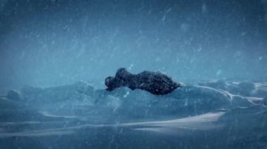 Karda gizemli yabancı nesne