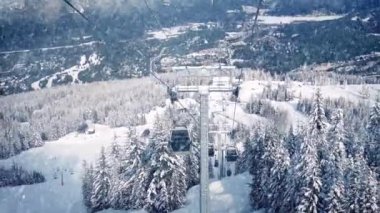 Dağ düşen kar ile yukarı taşıma