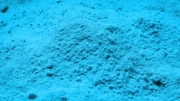 Blue Powder obrotowa — Wideo stockowe