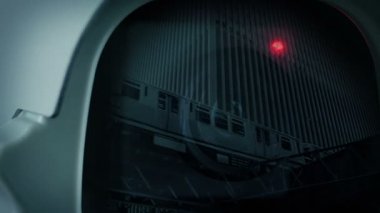 Yükseltilmiş Tren CCTV Kamera Yansıması