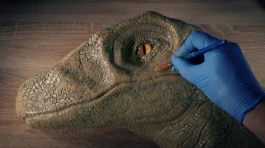 Raptor Başlığı Müze veya Tema Parkı İçin Tamamlanıyor