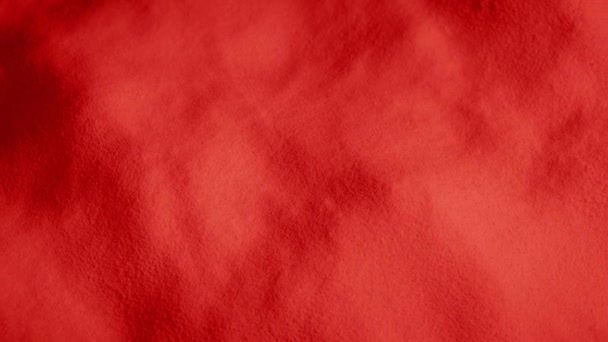 Тонкий Красный Порошок Общий Материал Вращается Медленно — стоковое видео