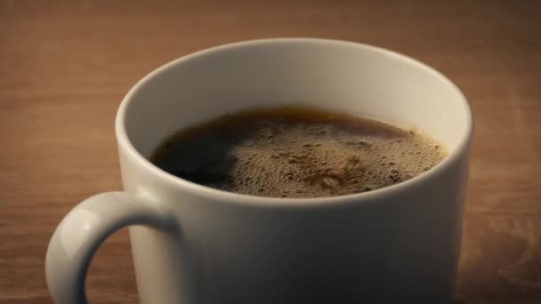 Výroba Šálek Kávy Hot Drink — Stock video