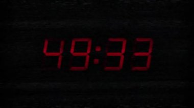 Hatalı Statik Ekran 4K 'de 60 Saniye Geri sayım