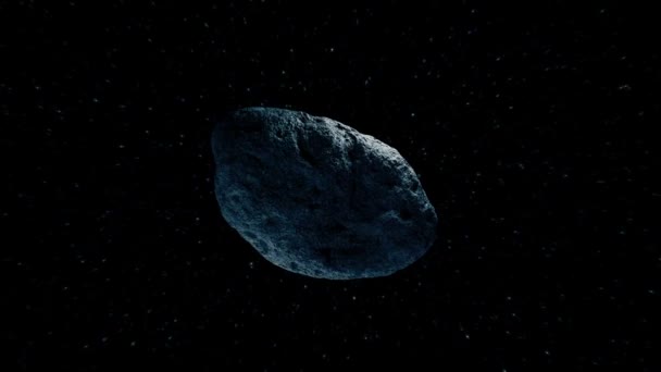Großer Komet Fliegt Durchs All — Stockvideo