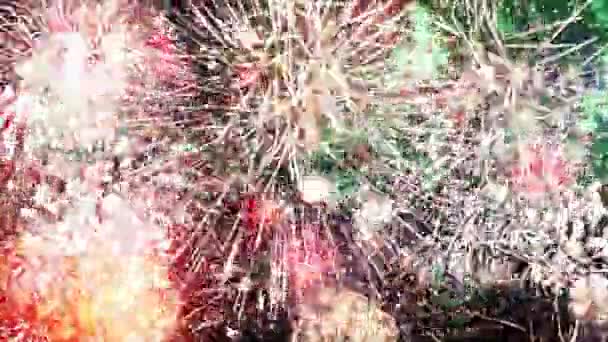 Végtelen tűzijáték — Stock videók