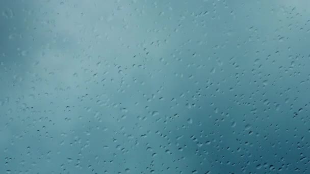 La pluie s'accumule sur la fenêtre Timelapse — Video