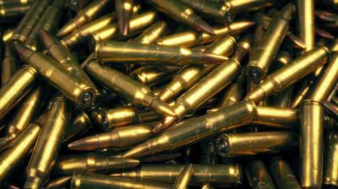 Tüfek Mermileri Yığın Hareketli Atış
