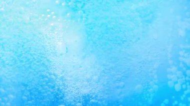 Karbonatlı içecek köpüren aşırı yakın çekim