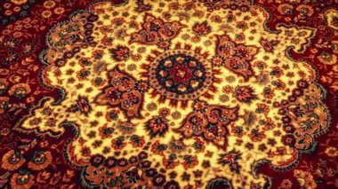 Görkemli İran Halı Çemberi Çekimi