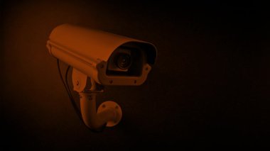 Wall In Street Light 2 Shots 'taki CCTV kamerası.