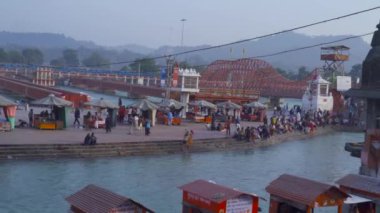 Har ki Pauri Haridwar Hindistan 'daki Ganj Ghatları. 
