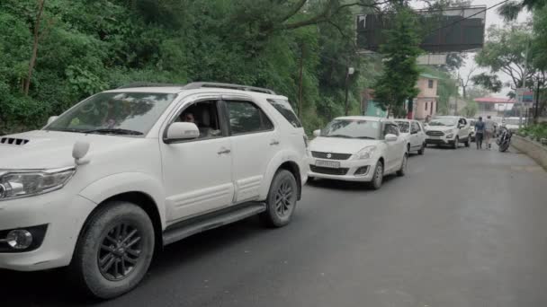 Indiase bergachtige wegen — Stockvideo