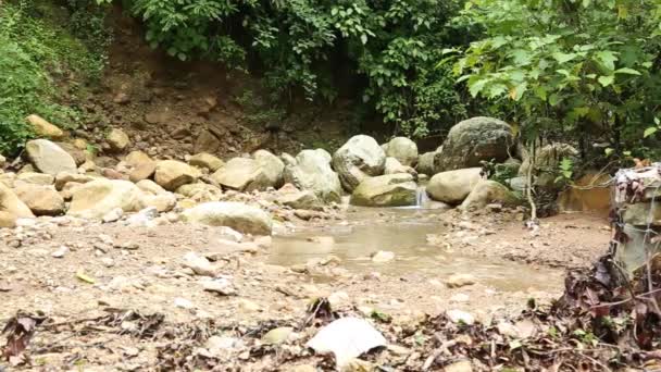 Sistema tradicional de colheita de água na região do Himalaia — Vídeo de Stock