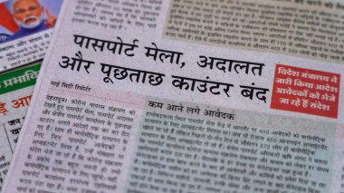 Covid-19 gazete başlıkları. 