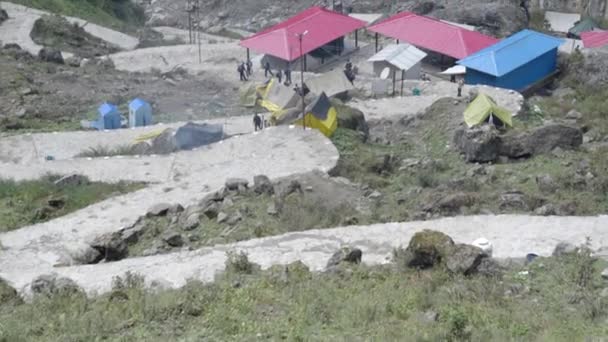 Utsikt över Himalayas kullar En vacker naturskön utsikt — Stockvideo