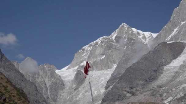 Himalayan Hills pemandangan menunjukkan Himalaya Hills, kota Himalaya, — Stok Video