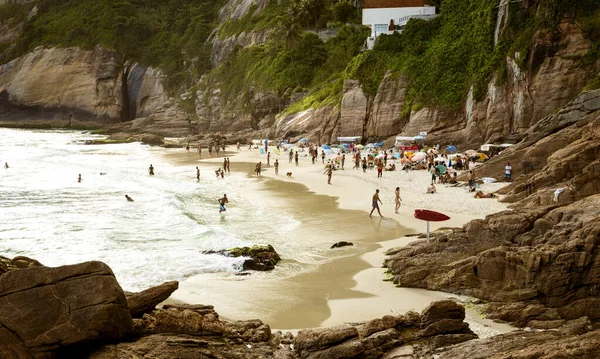 Río Janeiro Brasil Diciembre 2017 Playa Joatinga Praia Joa Río —  Fotos de Stock