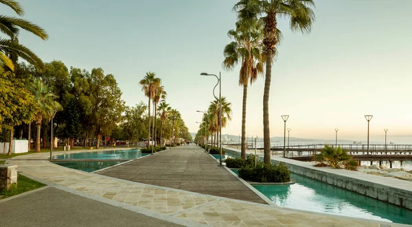 Promenade Der Stadt Limassol Auf Zypern — Stockfoto