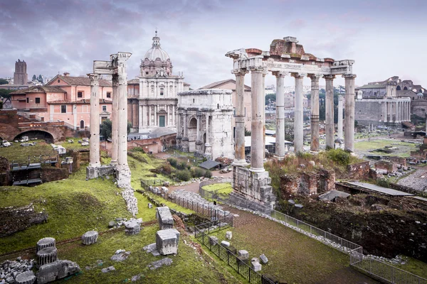 Forum romanum i Rom, Italien — Stockfoto