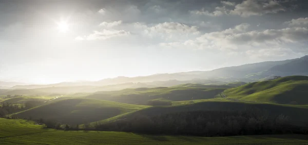 Paisaje en Toscana — Foto de Stock