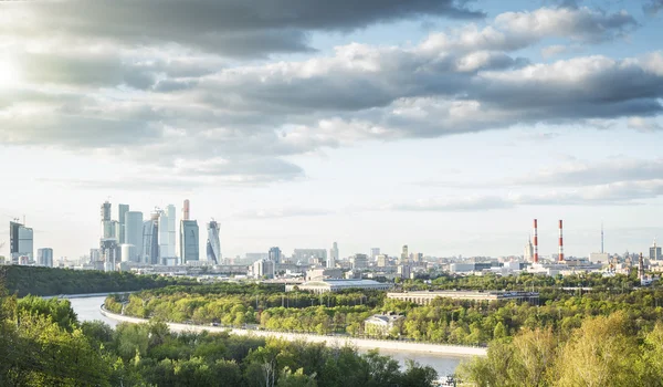 Blick auf die Stadt Moskau — Stockfoto