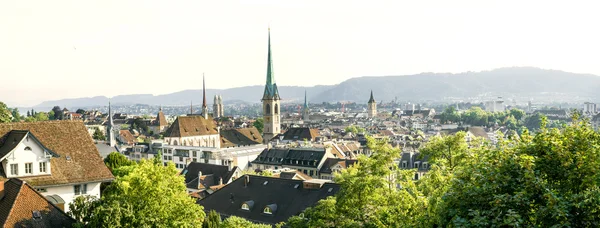 Panorama z Zurychu — Zdjęcie stockowe