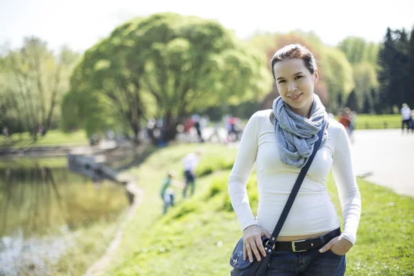 Visit in a park — Stock Photo, Image