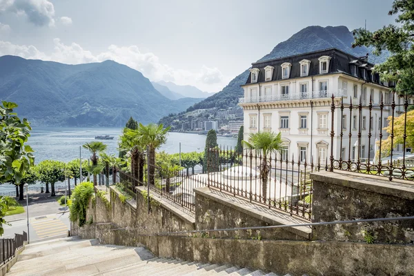 Lugano, İsviçre — Stok fotoğraf