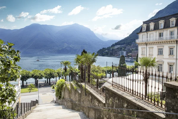 Lugano in Switzerland — Stock Photo, Image